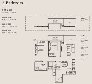 the-sen-floor-plan-2-bedroom-type-b2-singapore